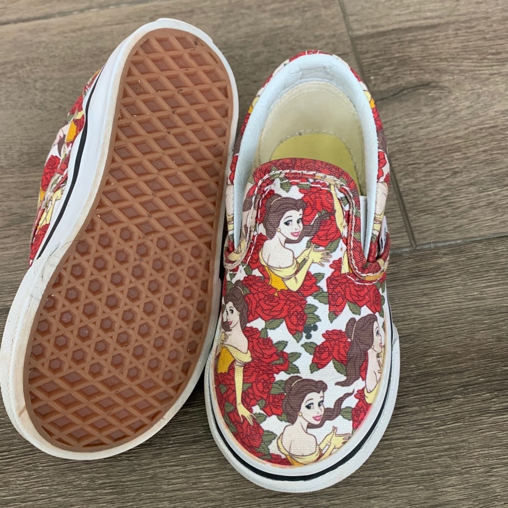 Disney princess Belle Vans slip-ons